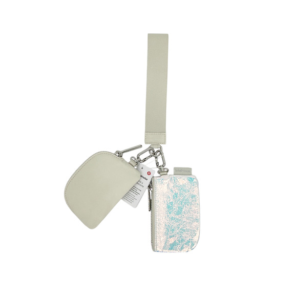 LULULEMON Dual Pouch Wristlet Iridescent - Picture 2 of 7